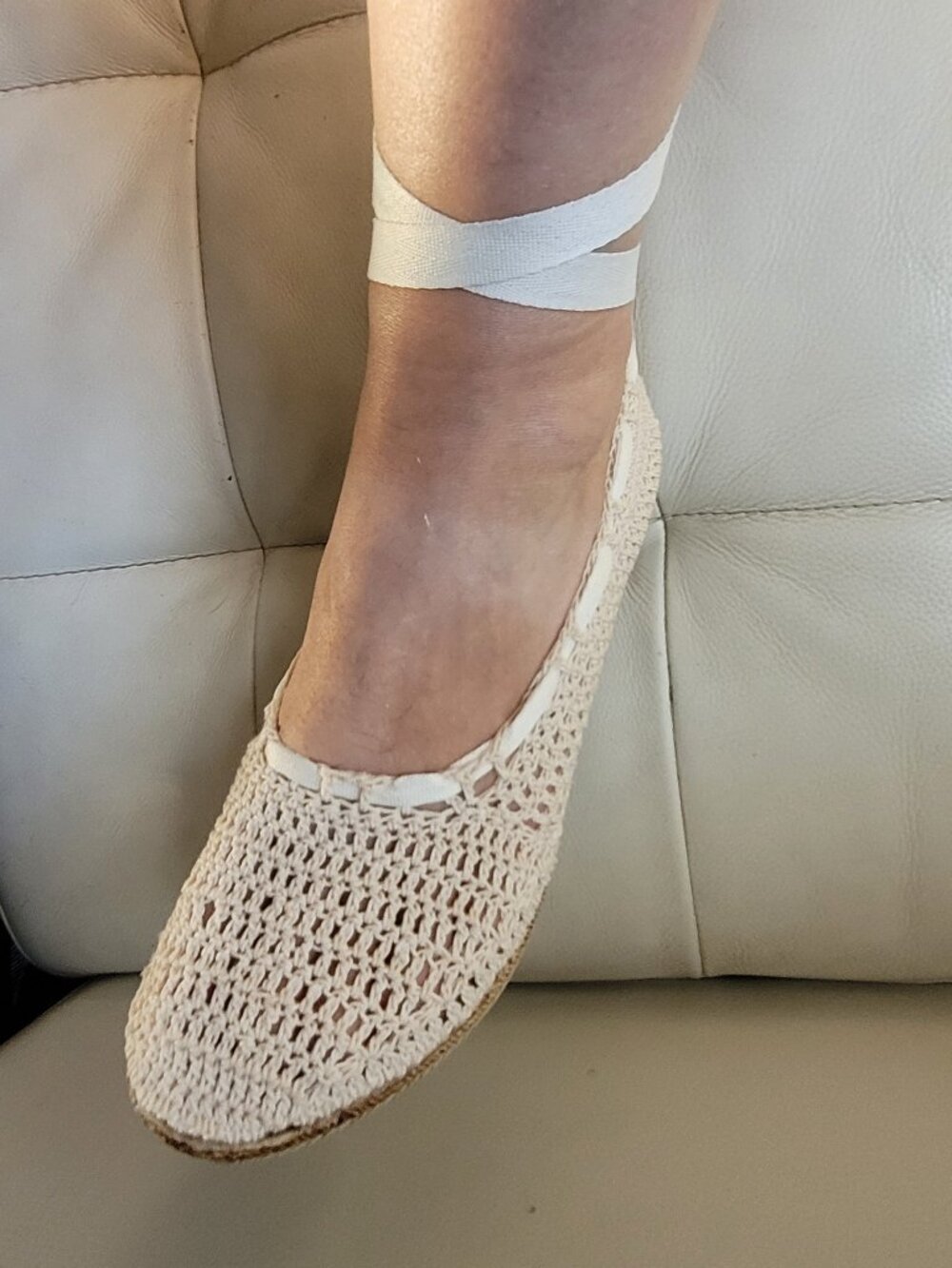 Beautiful crochet wedges